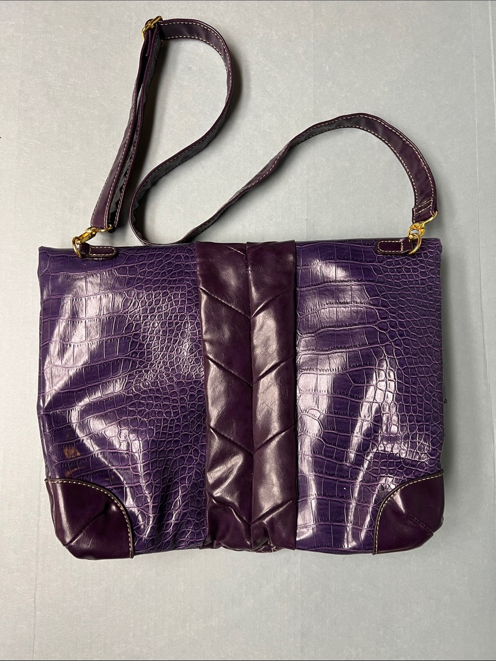 Chinese Laundry Purse/Tote purple - Picture 8 of 9